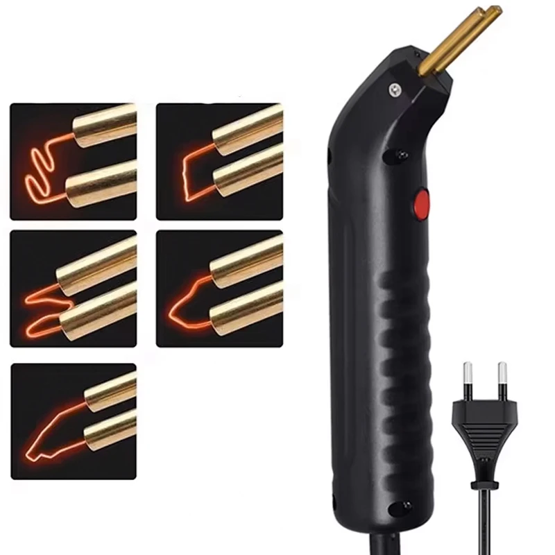 Zestaw do spawania tworzyw sztucznych Pistolet do naprawy pęknięć zderzaka samochodowego z żelaznym zszywaczem na gorąco Lutownica spawalnicza Narzędzie garażowe