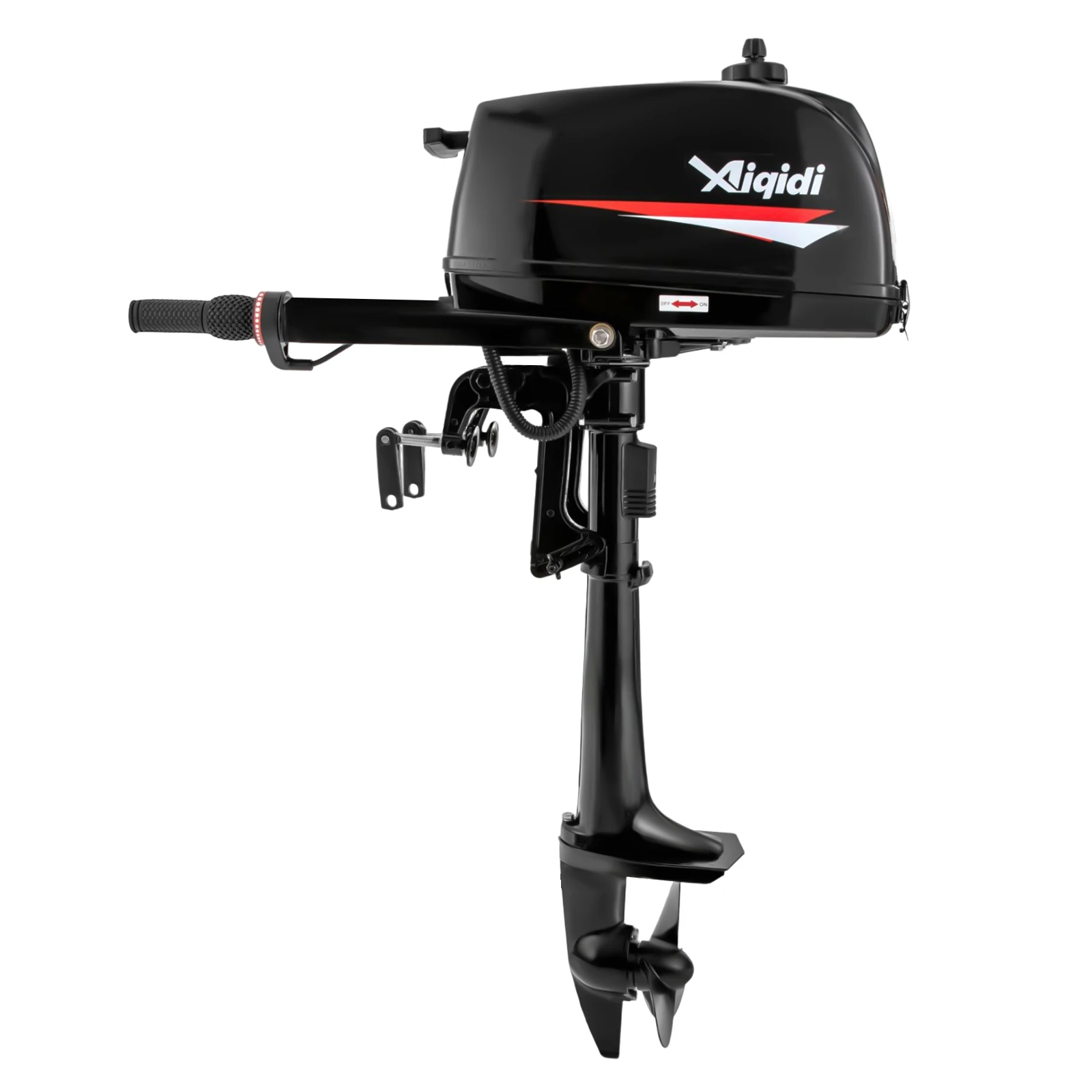 AIQIDI 2500W 2 Stroke 3.5 HP Outboard Engine Motor Fishing Boat Motor 4500r/min