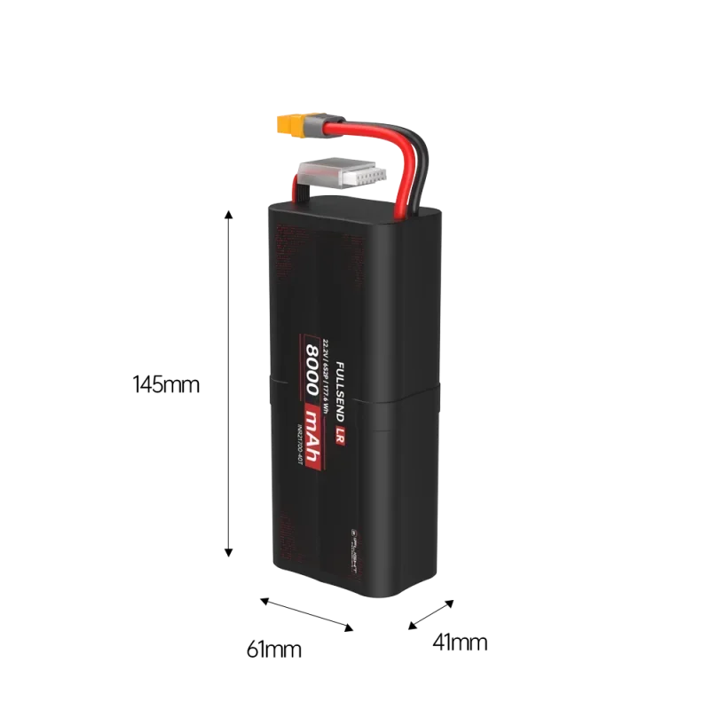 iFlight Fullsend 6S 8000mAh 2P 22.2V Li-Ion Battery with XT60 Connector for FPV Parts