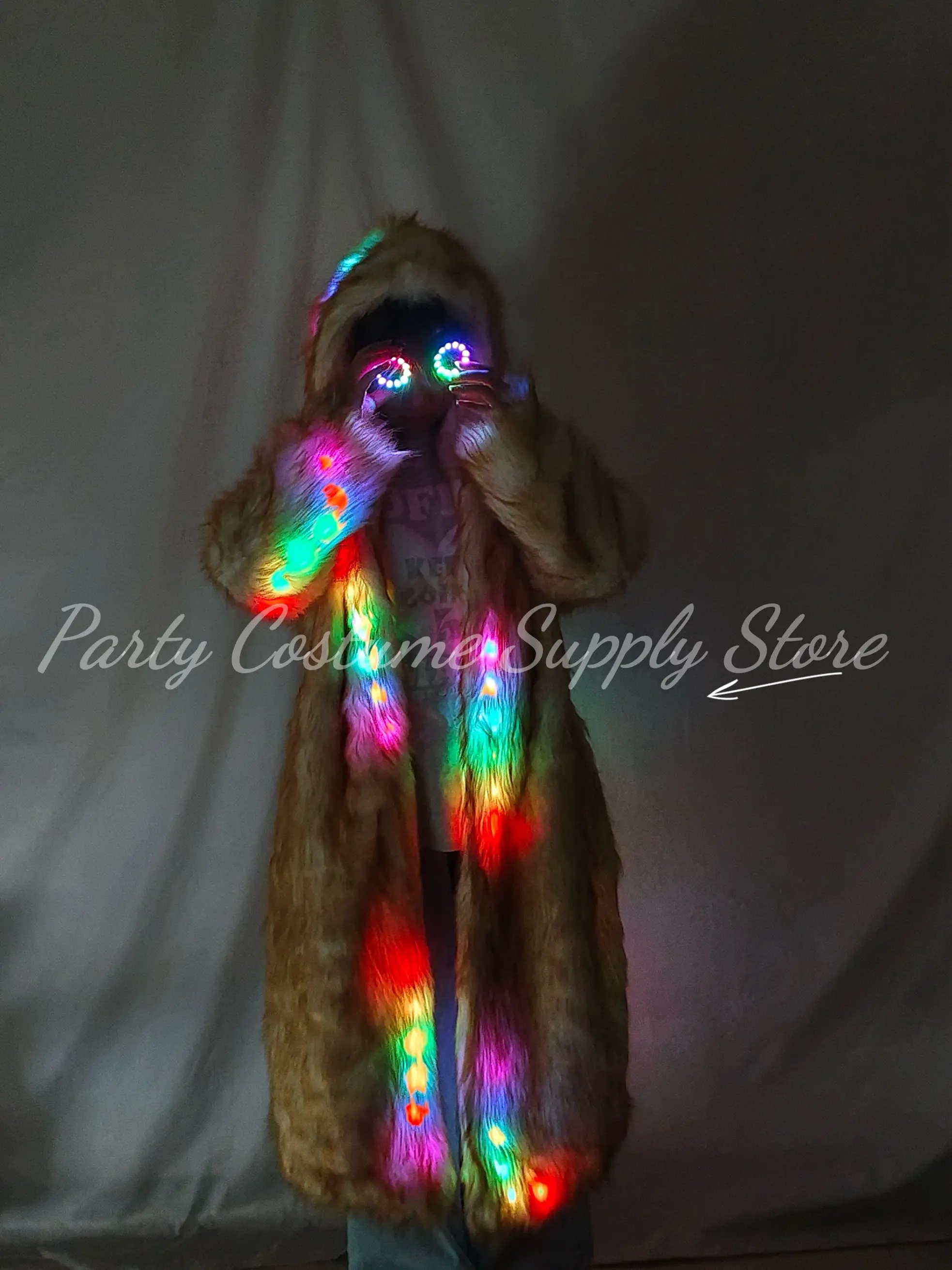 

Women's Luminescent Dance Attire Glow-in-the-Dark Stage Performance Costume for Dazzling Shows