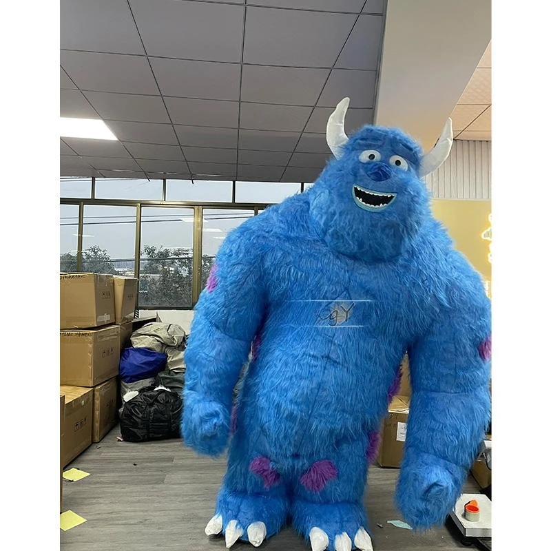 2 متر/2.6 متر نفخ الوحش الأزرق ازياء الكبار يمكن ارتداؤها تفجير دعوى الحيوان شخصية يتوهم المرحلة لا بطارية