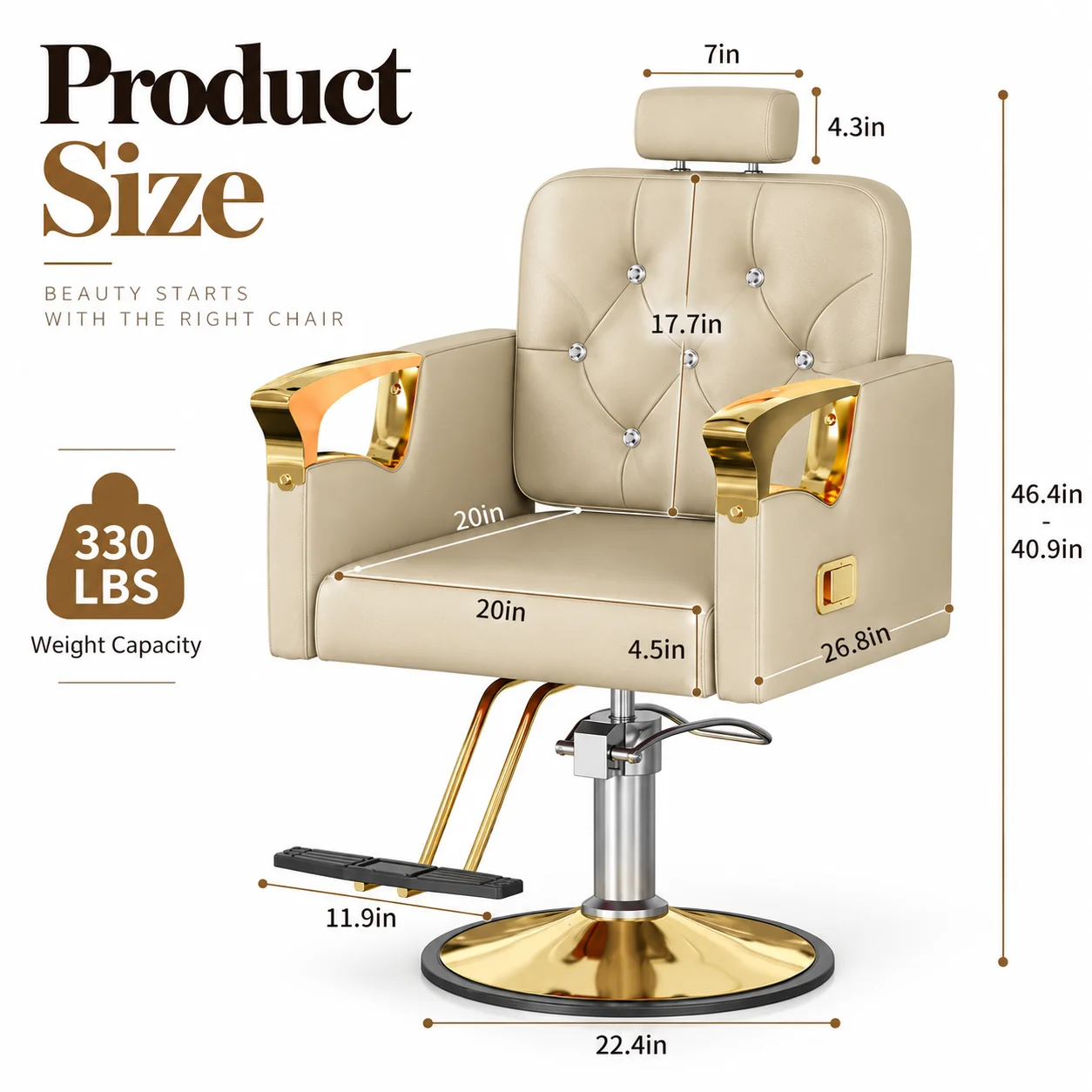 Barber Chair for Hair Stylists