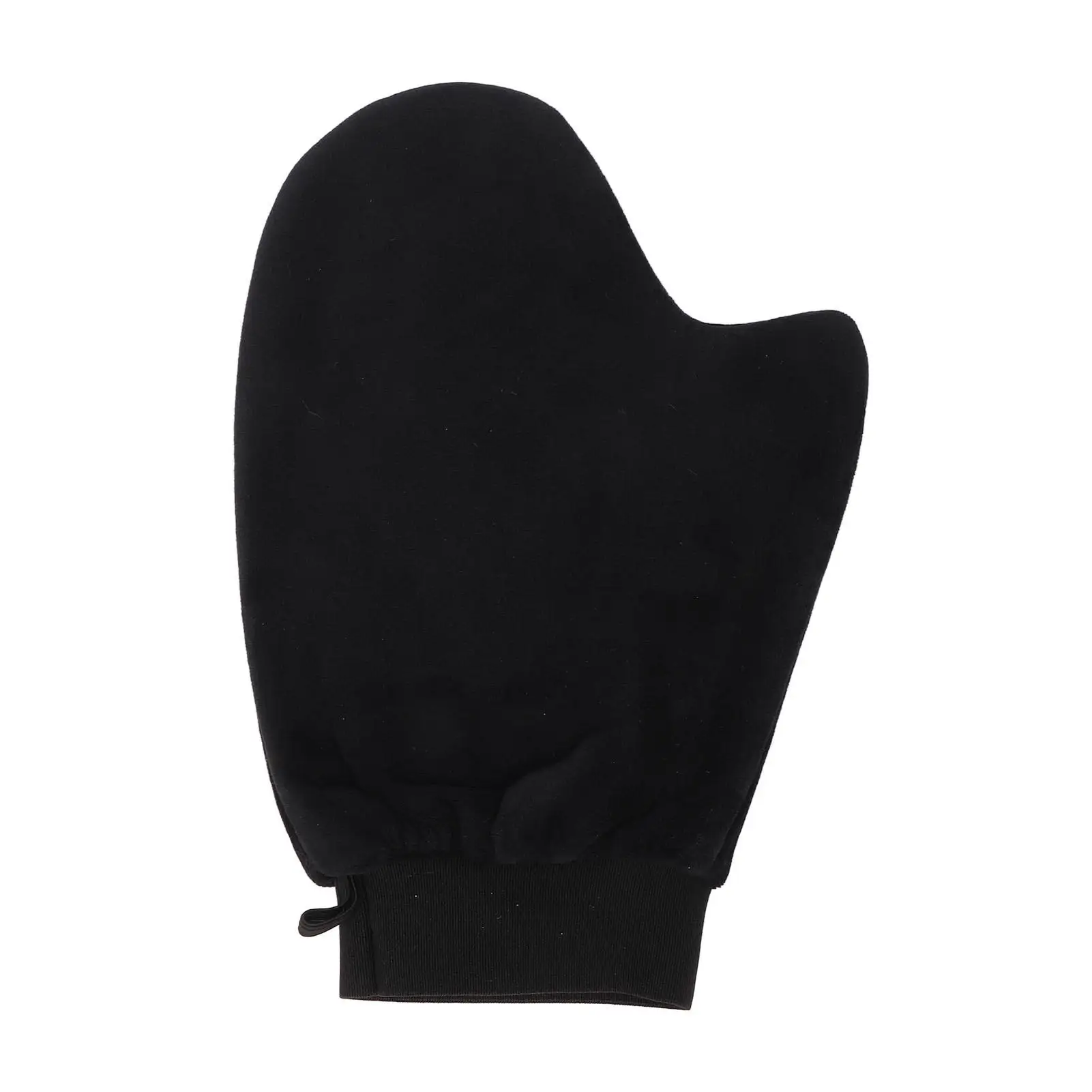 

Self Tanning Mitt Applicator with Elastic Wrist Black Flocking Gloves for sunless Tanner Lotion 1 Piece