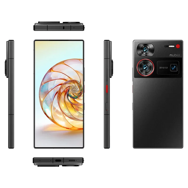 ElecNubia-Smartphone Z60 Ultra, 5G, Snapdragon 8, Isabel 3 6.8, écran AMOLED 120Hz, charge rapide 80W, appareil photo 64MP, 12 Go + 256 Go, 16 Go +