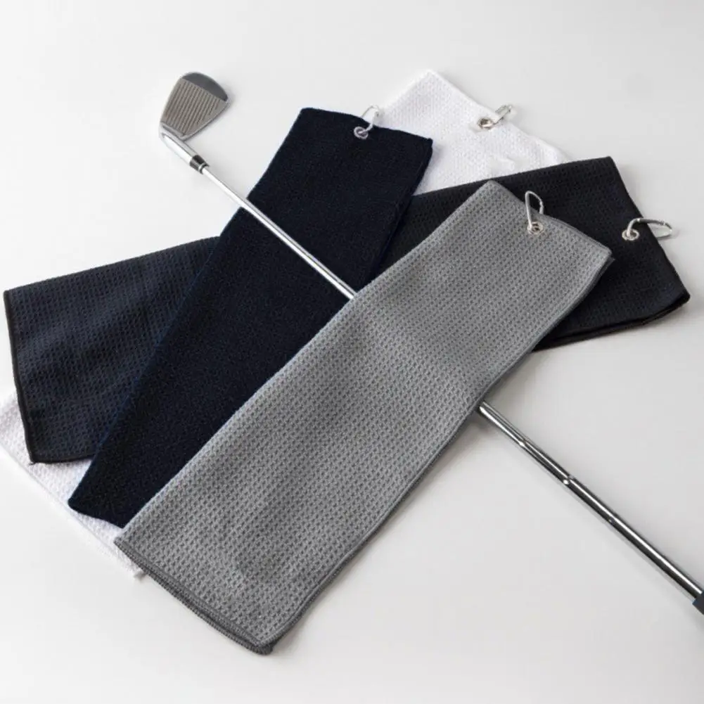 

Golf Towel Sweat Absorption Quick-dry Cleaning Golf Club Towel Meticulous Workmanship Golf Cleaning Towel for Golfer