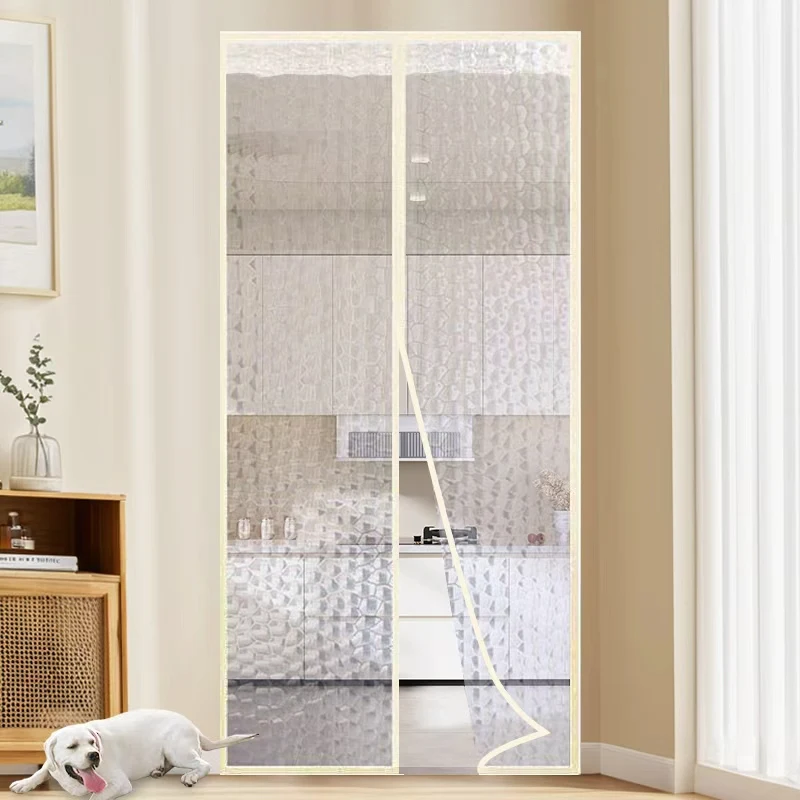 Four Seasons Magnetic Kitchen Anti-Exhaust Smoke Partition Curtain for Bedroom - Winter Warmth - Air Conditioner Curtain