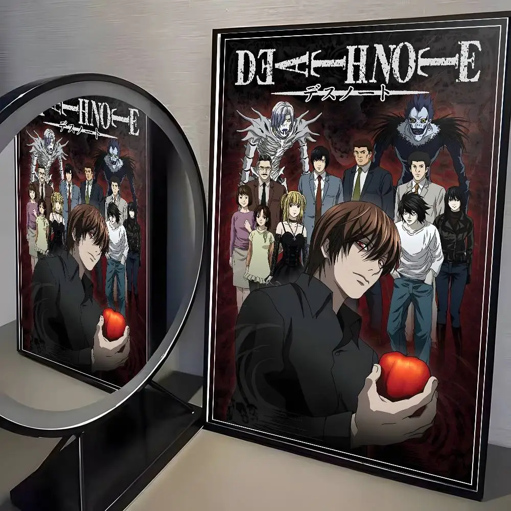 Anime Death Note DN L Klassisches Vintage-Poster Kunst HD-Leinwand Hochwertiger Ästhetischer Druck Papier Wandkunst für Wohnzimmer Heimdekoration – Detail 22