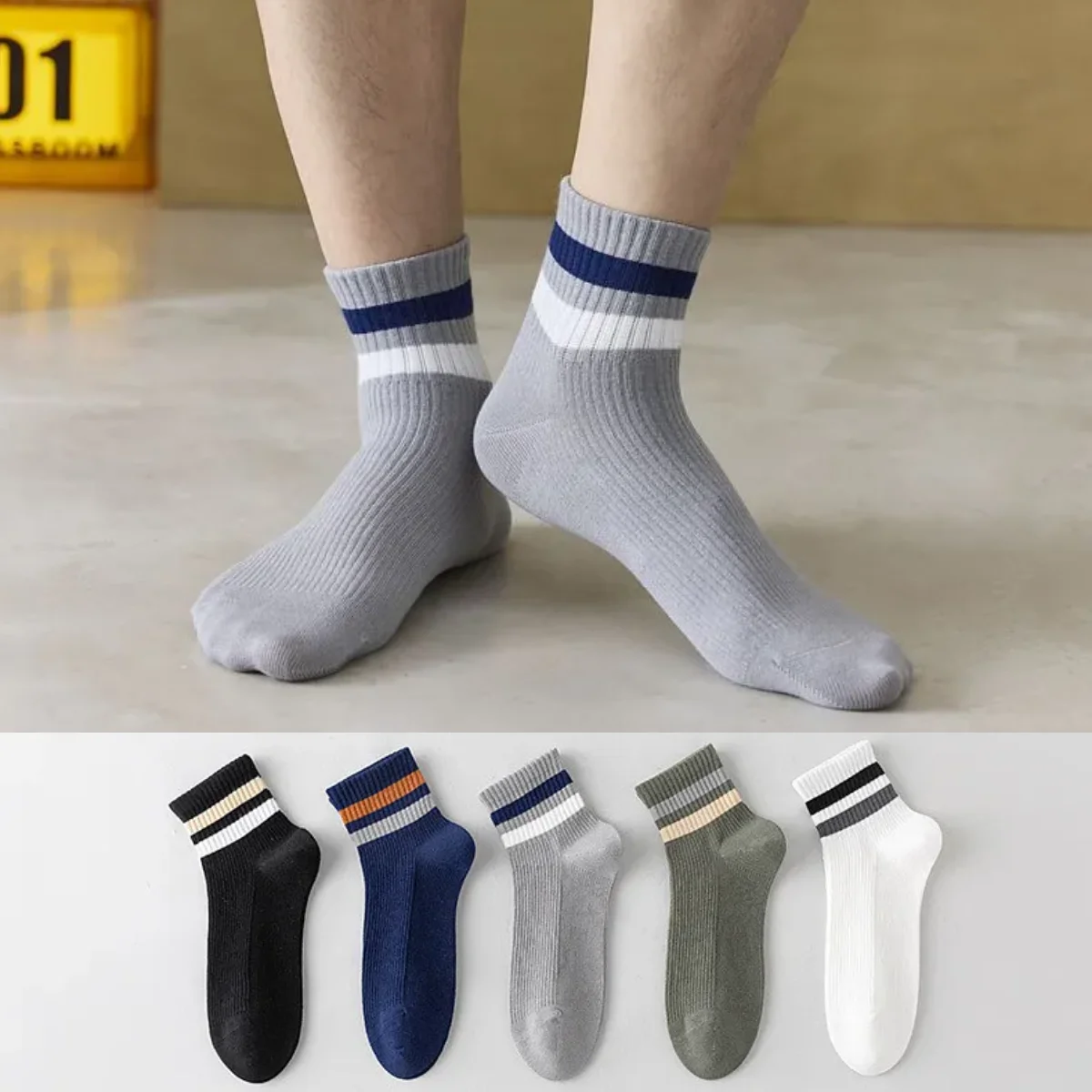 

Модные полосатые низкие носки, мужские носки в стиле хип-хоп, скейтборд, низкие носки до щиколотки, повседневная уличная одежда, хлопковые дышащие короткие носки