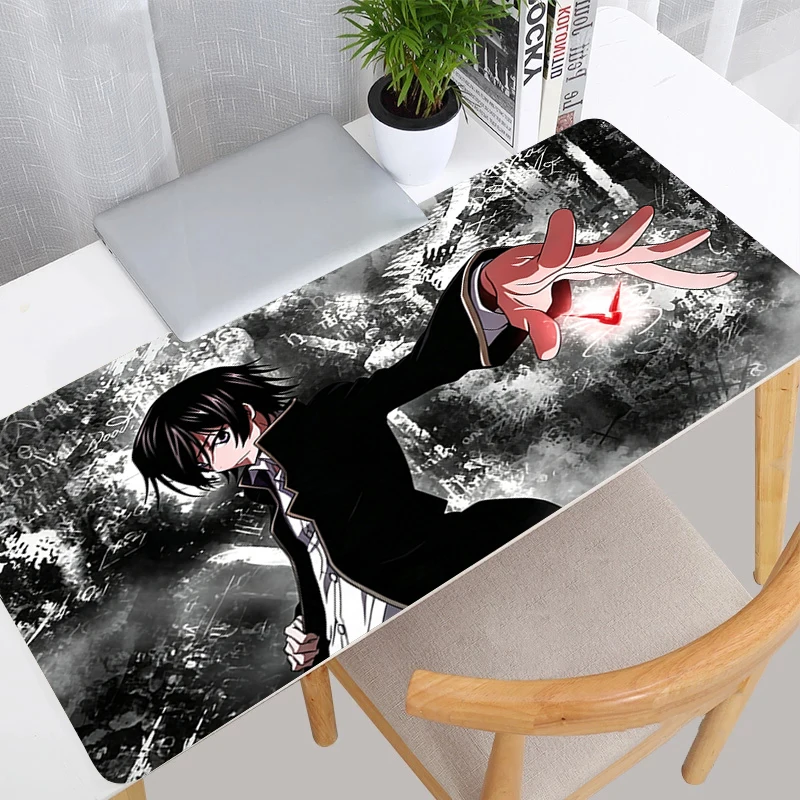 Mouse Pads E-sports Gaming Accessories alfombrilla Computer Mouse Mat Code Geass Anime Desk Mat Gamer Keyboard Pad Cute Mousepad