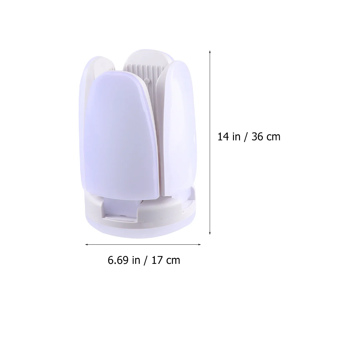 

4 Blades Foldable Led Fan Light Bulb Ac85-265V 60W White For Home Living Room Bedroom Garage Hotel Restaurant Energy