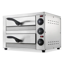 16 inch oven commercial double layer electric oven baking bread biscuits pizza oven kitchen supplies