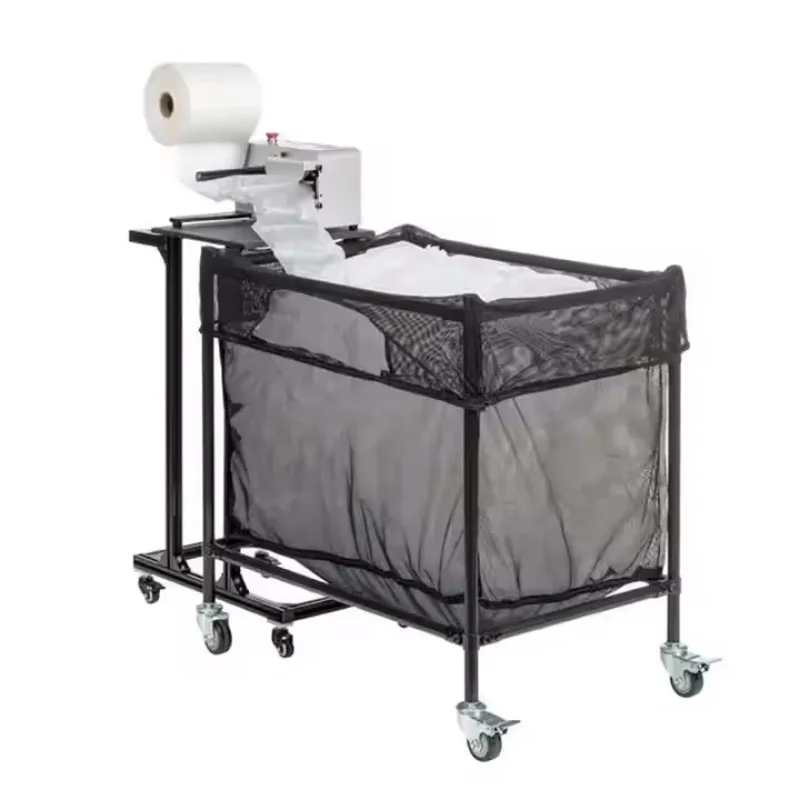 

Машина для производства воздушных подушек (пузырчатой пленки) с передвижной корзиной, ручное управление, новое состояние, гарантия 1 год, пластиковая упаковка