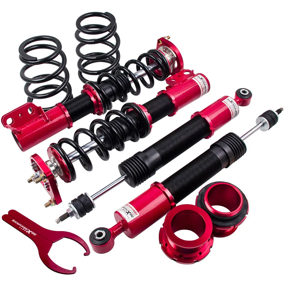 24 Levels Damping Adjustable Coilovers Lowering Kits for Ford Mustang 1994-2004 Coilovers Shock Absorbers Kit