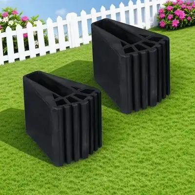 2 Stuks Ladder Voeten Protectors Rubber Anti-Slip Pads Verdikte Ontwerp Trillingsdemping Geluidsisolatie Antislip Ladder voeten