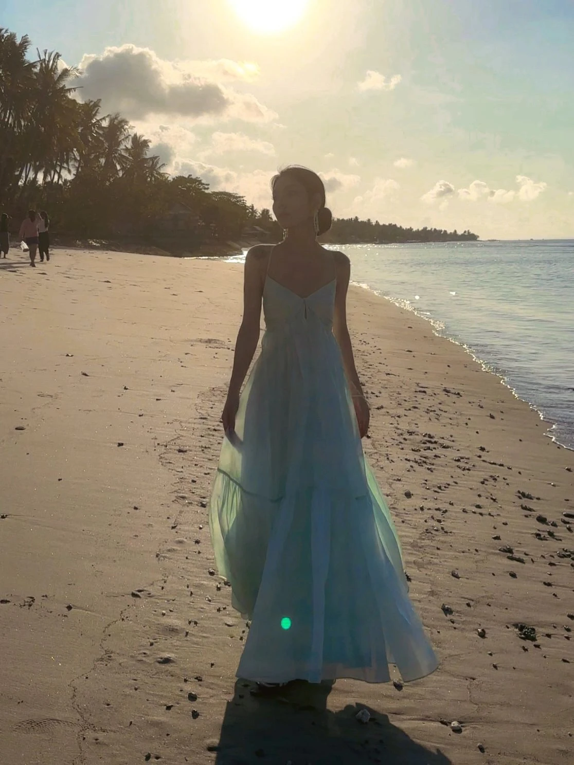 Robes femmes vacances automne hiver à manches longues moulante élasticité confortable respirant forme chaude contrôle hanche-serrant Sexy