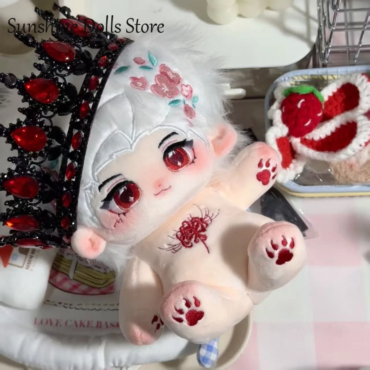 

Плюшевая хлопковая кукла Силус, аниме «Любовь и глубокое пространство», красивые фигурки мальчиков, куклы, тело, мультяшное платье, мягкая игрушка, рождественский подарок