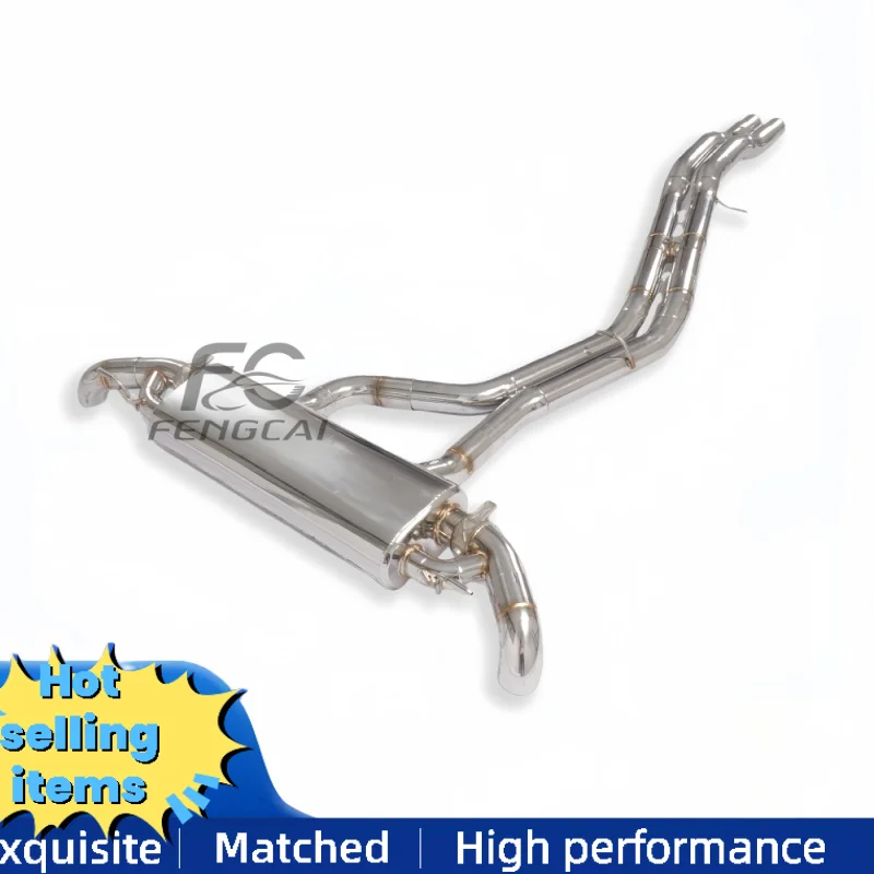 

High-performance Stainless Steel Cat-back Exhaust Pipe for Audi SQ5 B9 B9.5 3.0T 2019-2024 Valve Exhaust Pipes Muffler