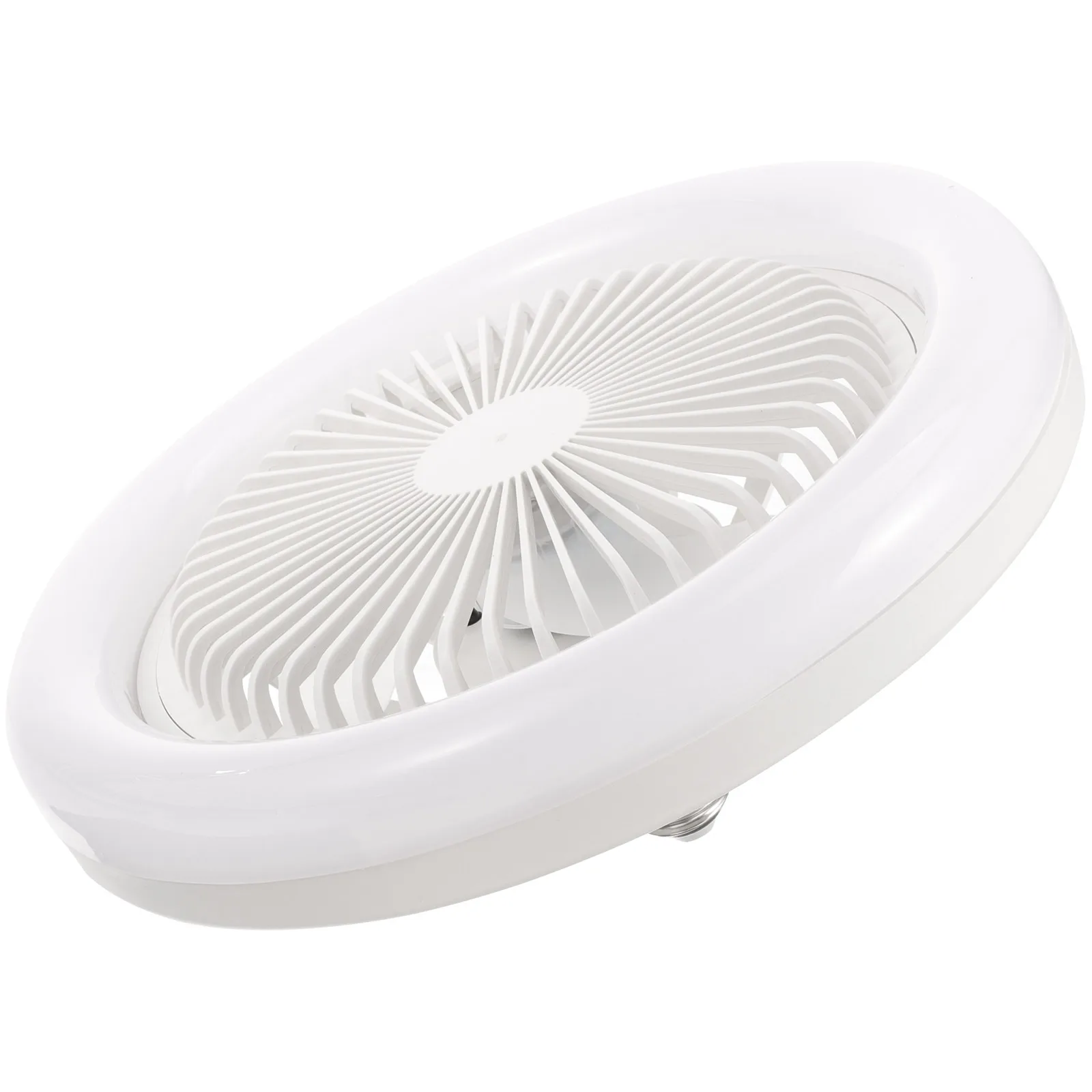 

Ceiling Fans Light 3 Speeds Adjustable Plastic Bladeless Dimmable LED Remote Control Living Bedroom Kids Room Smart Fan Lamp