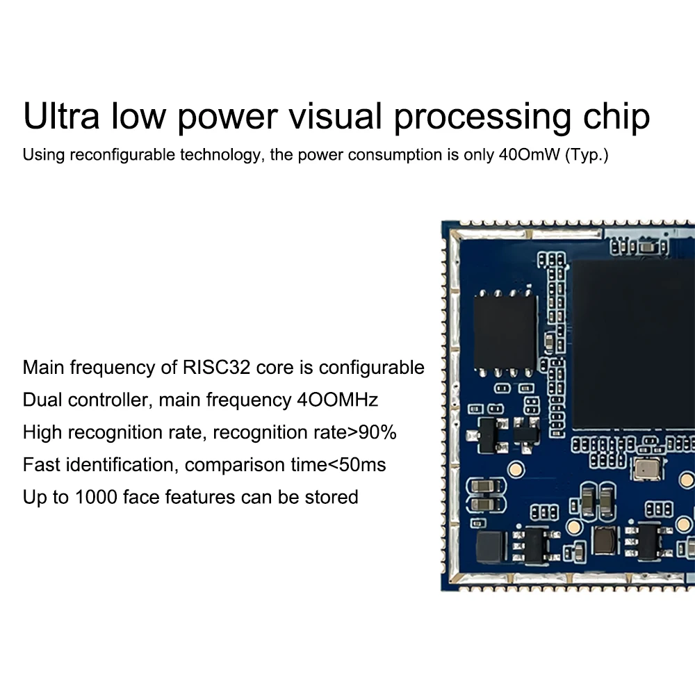 New AI Face Recognition Module HLK-TX510 3D Binocular Camera Live Detection Discrimination Serial Communication with Screen