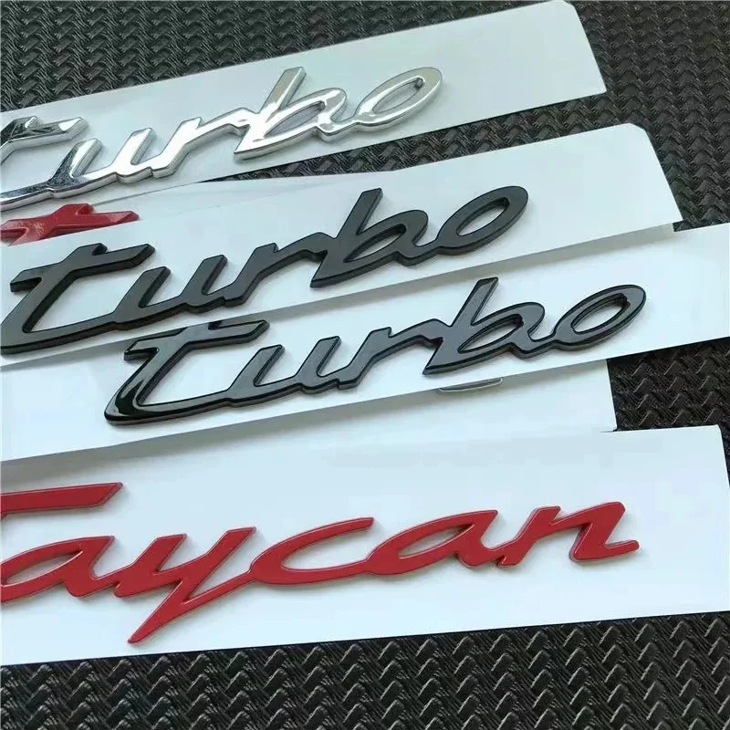 

adapt to New Style High Quality 3D Letter Rear Trunk Emblem Logo for GTS Turbo S 4