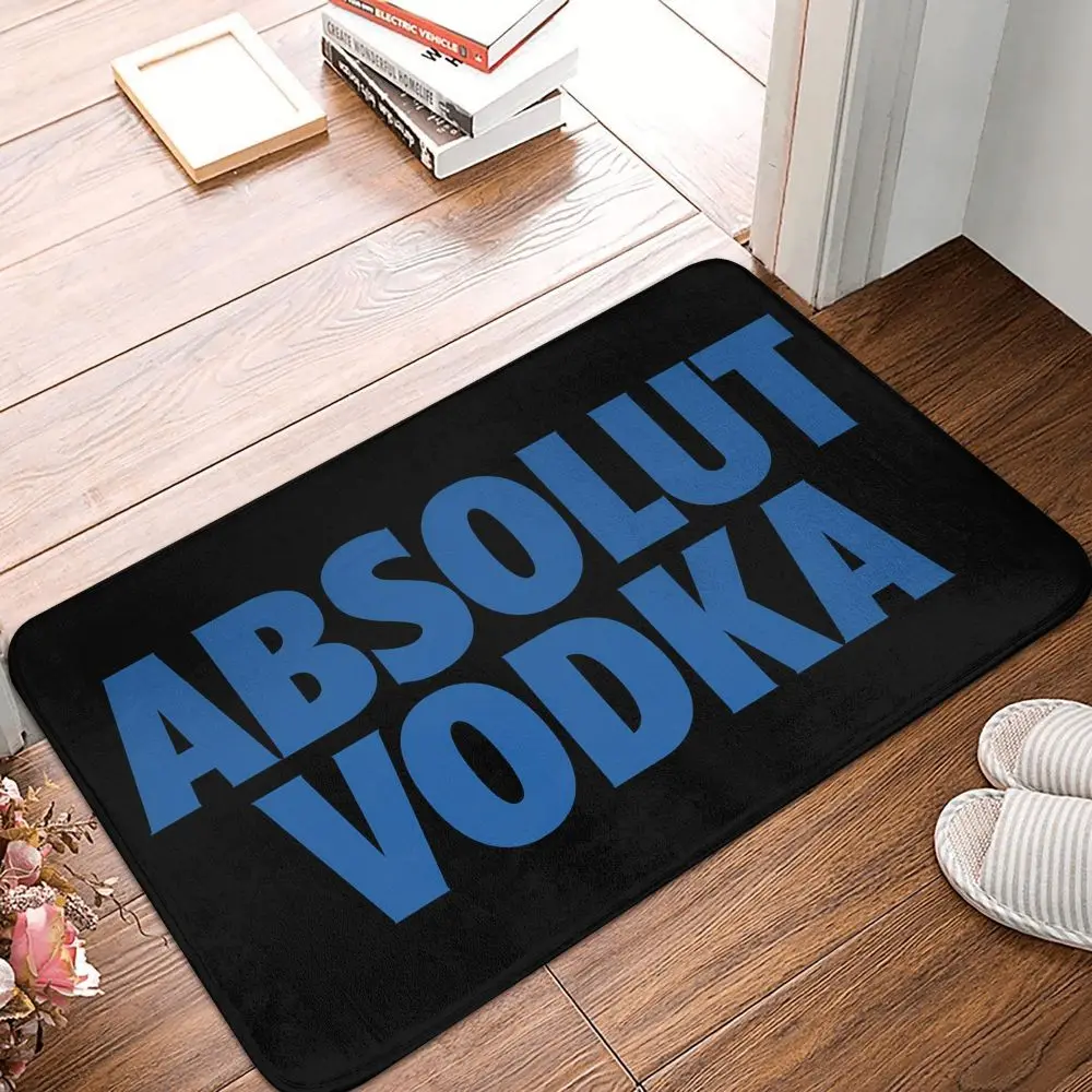 Felpudo con estampado de Vodka Absolut, tapete creativo para el hogar, tapete para puerta de baño súper suave y absorbente, tapete para puerta de entrada