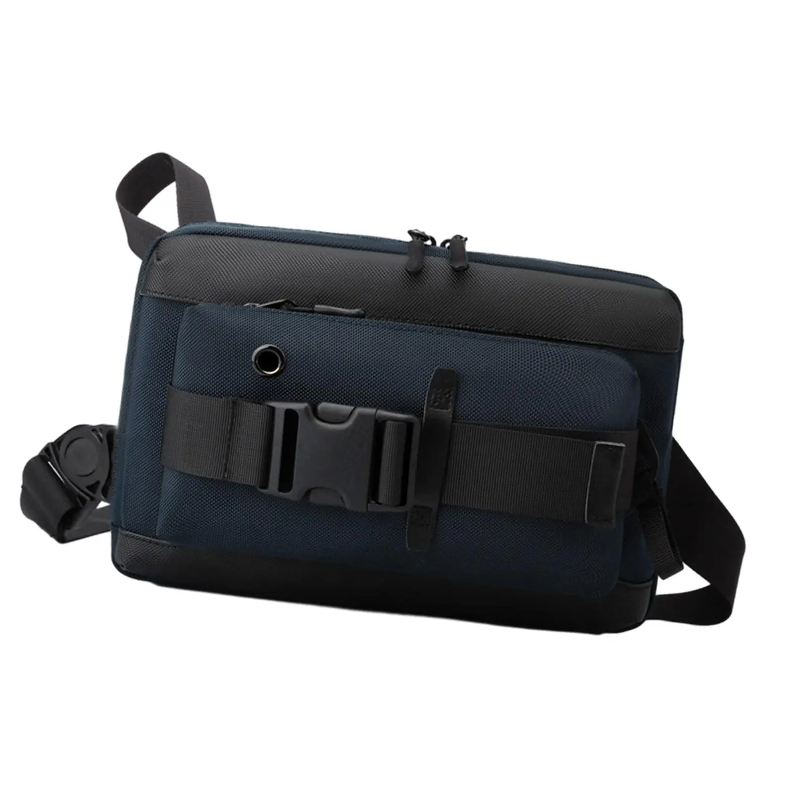 Mens Chest Bag Trendy Utility Bag with Adjustable Strap Zipper Closure Shoulder Bag for Gym Travel Outdoor Sports Walking