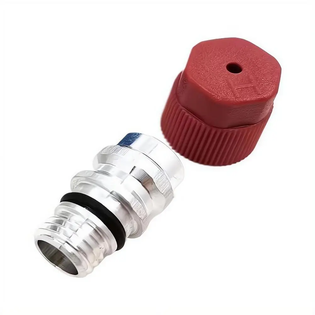 

AC Valve High Low Pressure Copper Alloy Ball Valve Design Refrigerant Charging Dust Cap Automotive for Volkswagen Polo Lavida