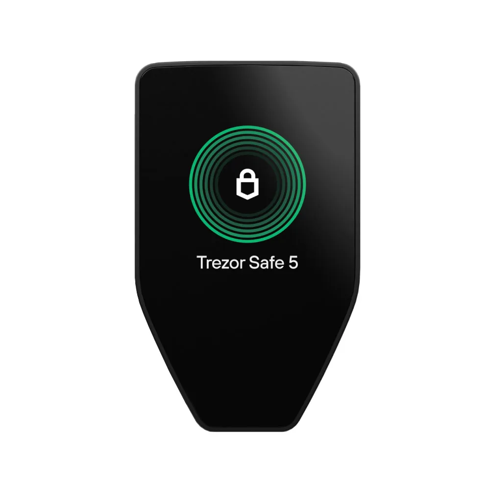 Trezor Safe5 Crypto Hardware Wallet Touchscreen Offline Cold Storage Security Open Source Official Reseller view 3