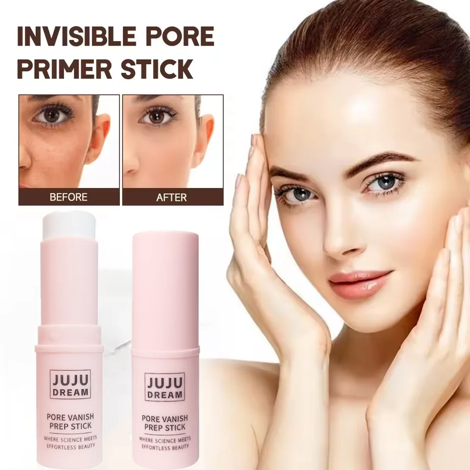 Barra de imprimación facial, barra borrosa de maquillaje de imprimación mate, imprimación hidratante, barra brillante para cubrir los poros, Control de aceite y ligero