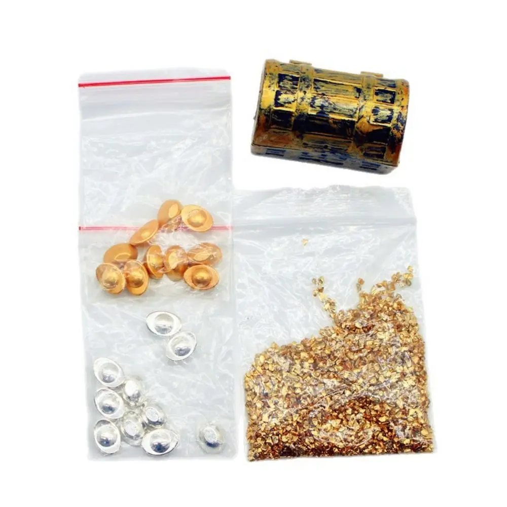 الإبداعية مختلطة دمية سبائك الذهب الحظ السحر جذب الثروة مصغرة سبائك الذهب الحرف اليدوية دمية الملحقات حوض السمك