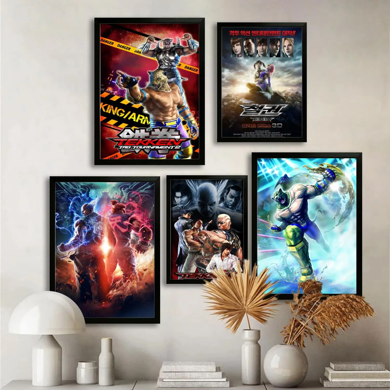 TEKKEN 7 Video Game Canvas Art Poster, Wall Art, Picture Print, Modern Family, Bedroom Decor, Posters,Decorative painting