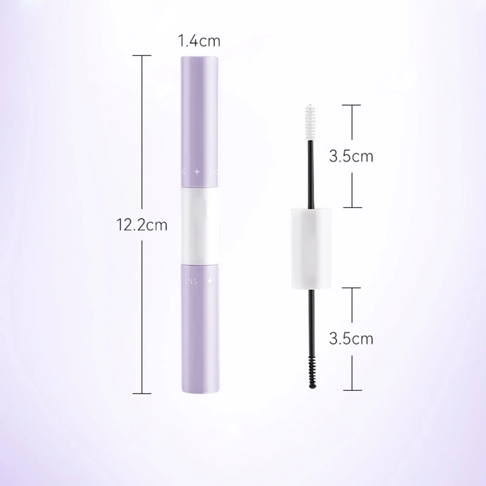 Colle à double tête imperméable pour faux cils, colle et joint, naturel, longue durée, ne se détache pas facilement, accessoires cosmétiques, 1PC