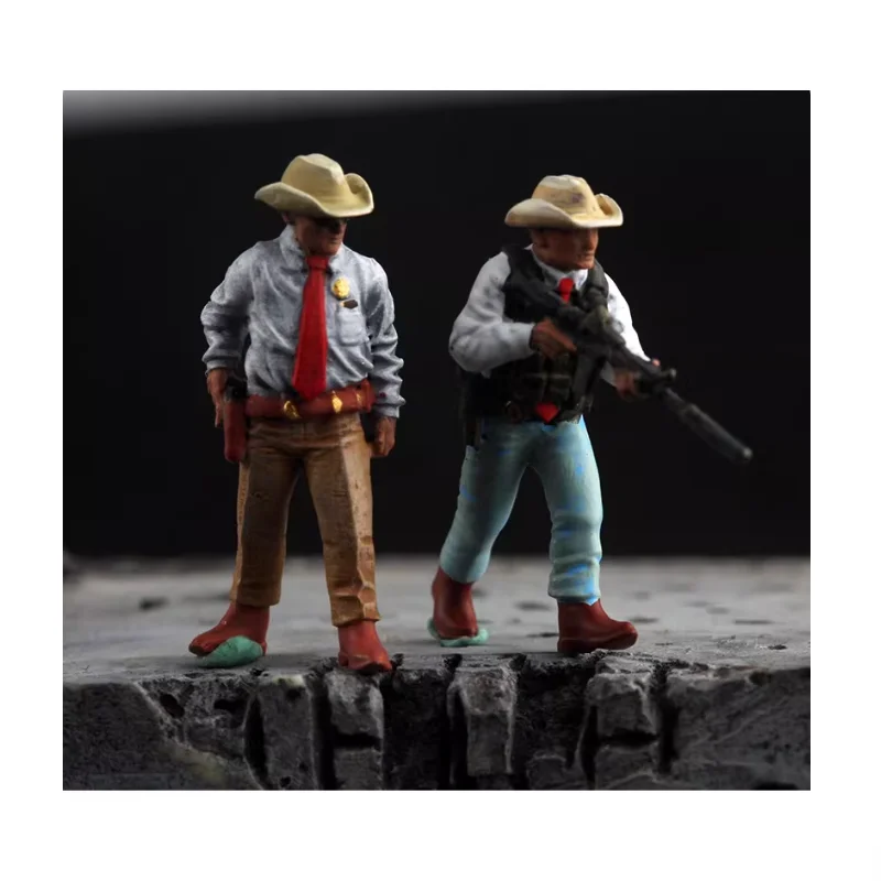 

Масштабная модель 1:72 из смолы: 2 солдата Texas Rangers, подходящие для сцен с танками и вертолетами, коллекционные декоративные подарки для демонстрации