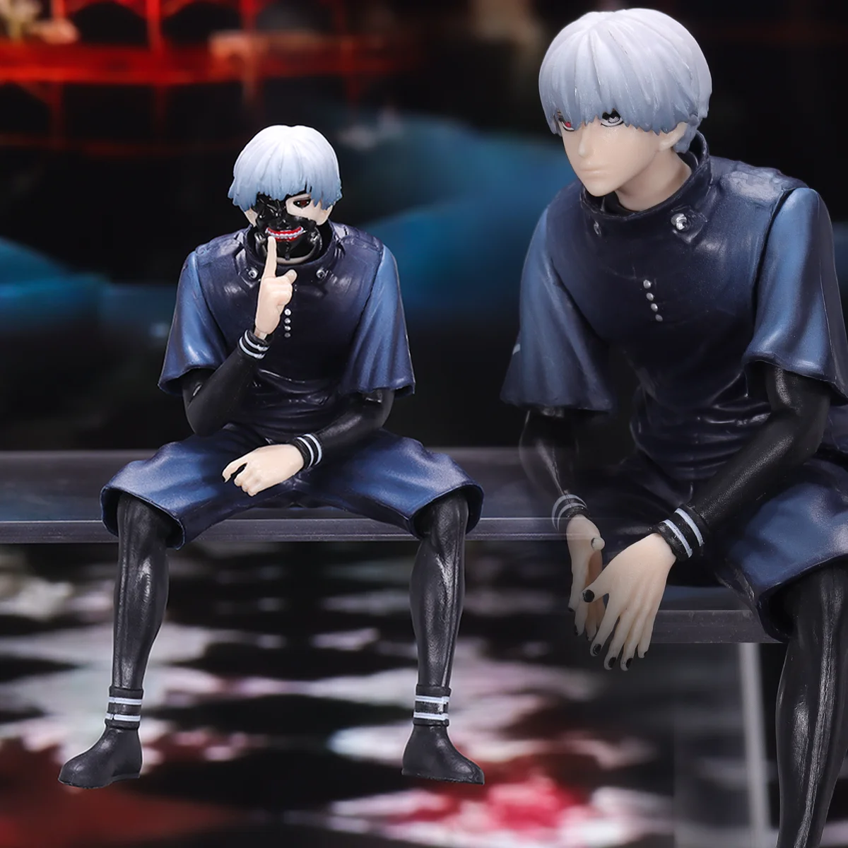 Kaneki Ken Action-Anime-Figur Sammlerstücke, Figuren-Ausstellungsstücke, Anime-Figuren Weihnachtsgeschenke