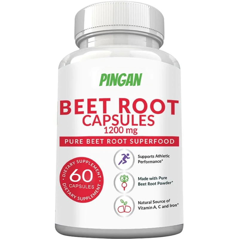 

Капсулы Beetroot — 60 капсул порошка Beetroot — (чистые, без ГМО и без глютена)