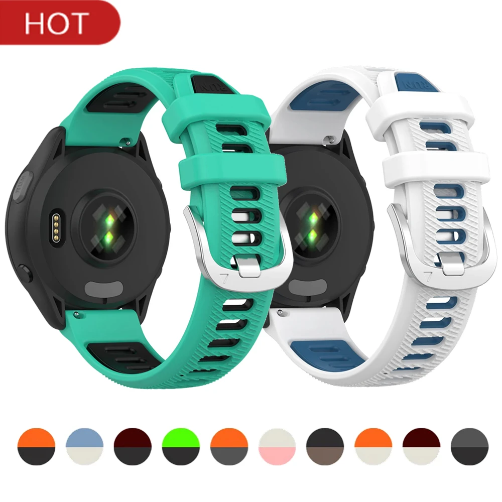 �y�Z�[�����z18mm 20mm 22mm�V���R���X�g���b�v Garmin Venu 4 45/41mm Forerunner 70 170 265s 255s 165 55 570 �u���X���b�g Garmin Active 6 5�Ή� �����o���h