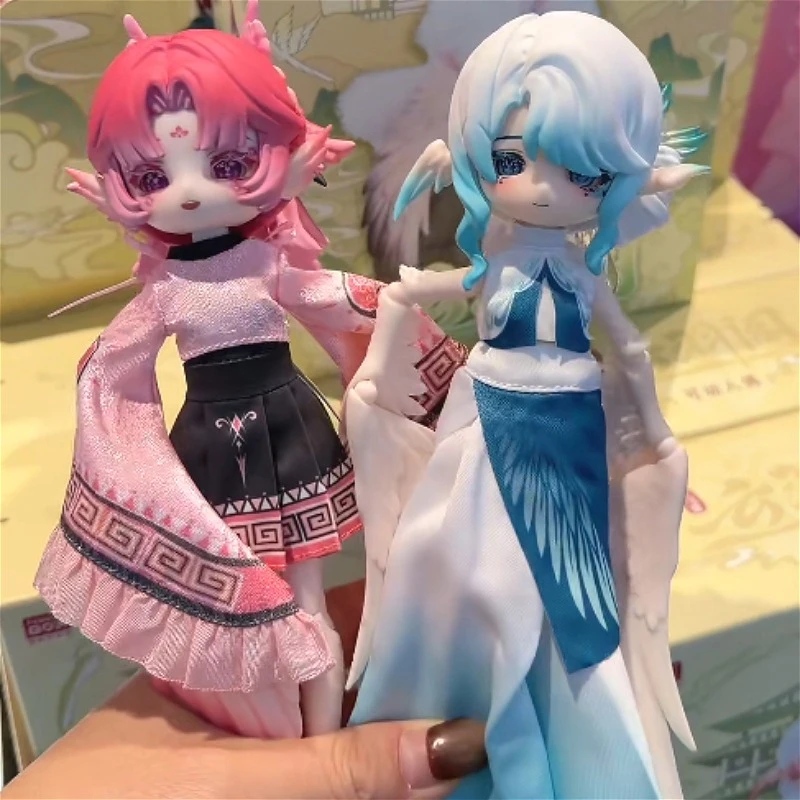 

Penny'S Box Luluya Yunyuge Series Blind Box 1/8 BJD Action Figure Kawaii Surprise Bag Mystery Box Moveable Doll Trend Toys Gift