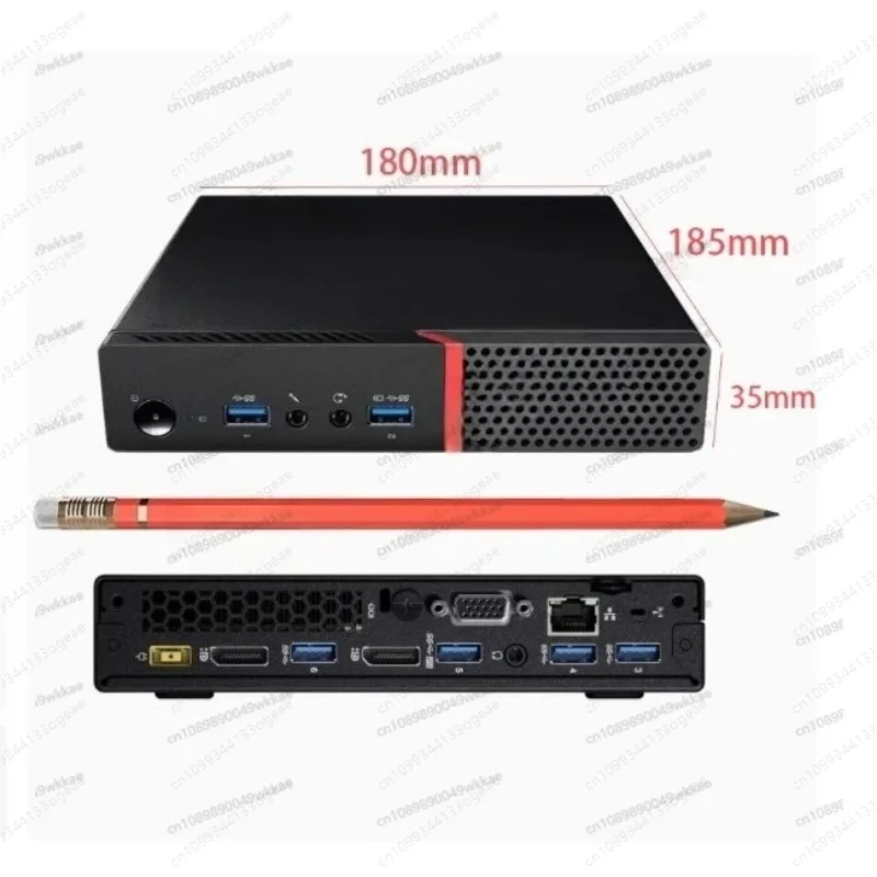 Hot Mini Host Micro Desktop Mini Computer I7 Small Computer M710q Office Home Portable 4K