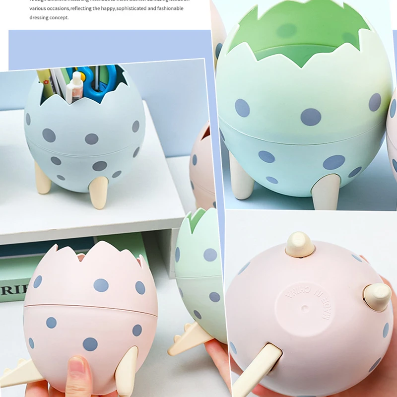 Imagem -04 - Destacável Dinosaur Egg Pen Holder Pencil Pot Container Papelaria de Escritório Desktop Ornamento Caixa de Armazenamento Kids Gift Cute Organizer