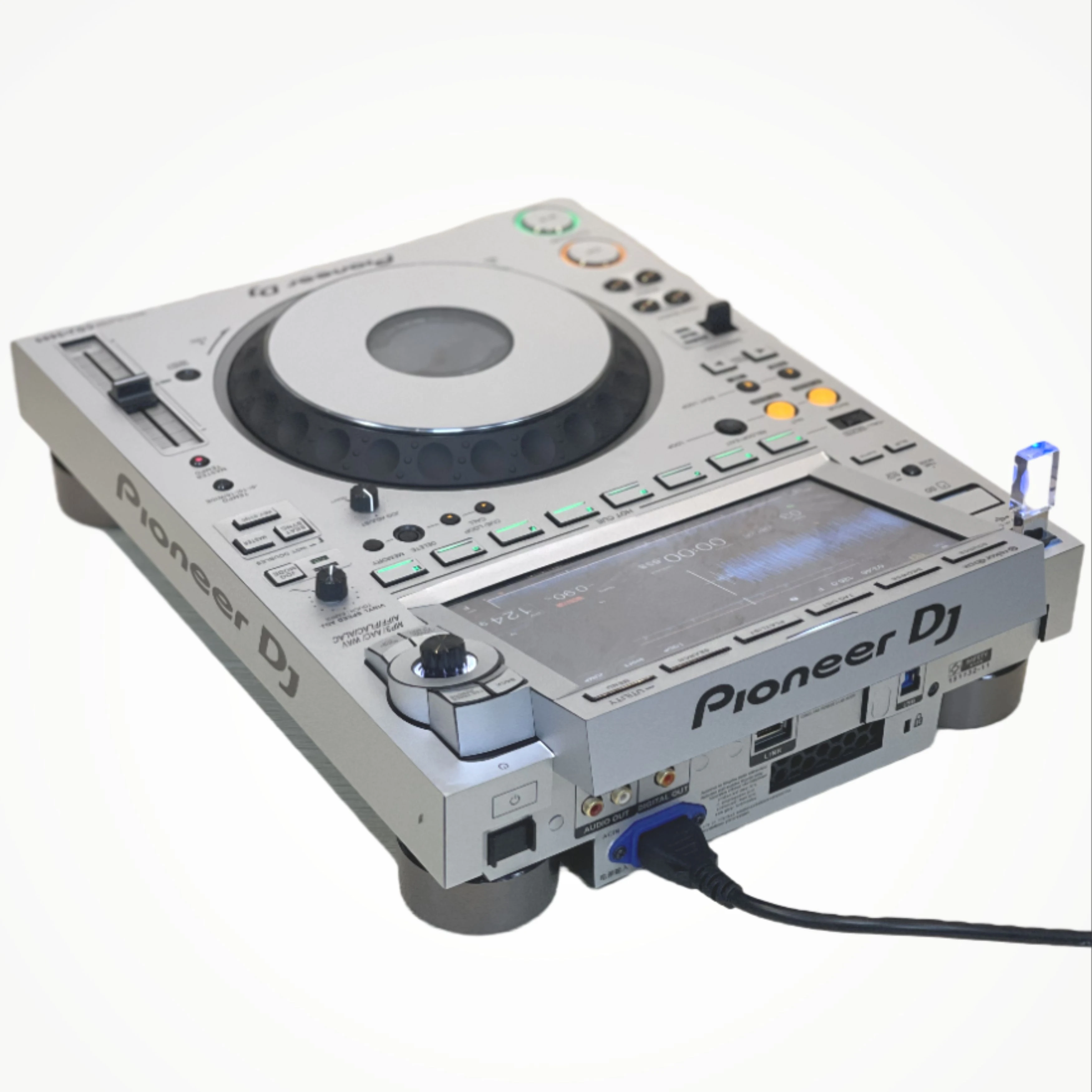 CDJ3000 disc player sticker PC imported silver full protection external panel sticker spot