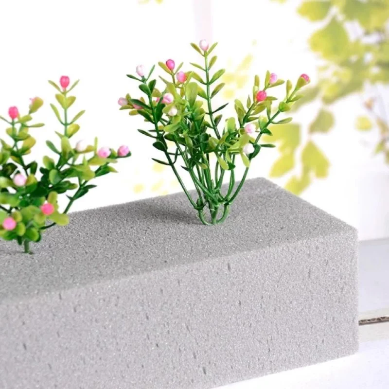 

Rectangle Flower Foam Moisture Dried Flower Clay Plate For Flower Arrangement Flower Shop Wedding Flower Basket Decoration Tools