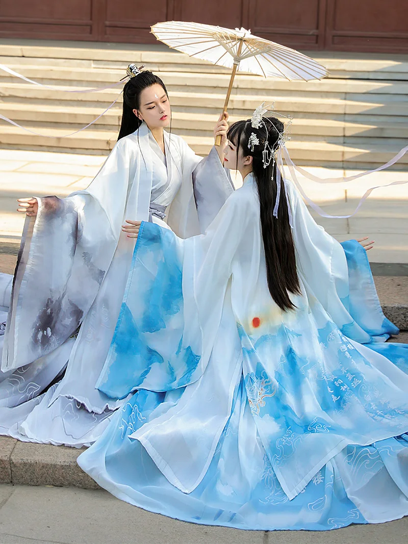 Chinese Traditionele Hanfu Vrouwen Jurken Oude Tang-dynastie Prinses Dagelijkse Outfits Vintage Hanfu Kostuums Tang Pak Cosplay