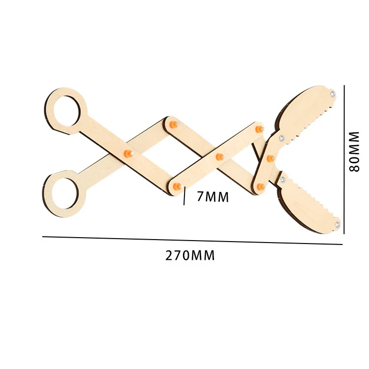Pince crocodile créative pour enfants, petite technologie de production, expériences scientifiques, petit jouet d'inKR, kit de matériel de bricolage fait à la main