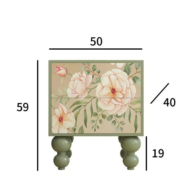 غرفة نوم تافولينو رائعة ومتعددة الاستخدامات، منضدة أوروبية طازجة بجانب السرير، طاولة فاخرة Da Salotto، أثاث بسيط ومريح #2