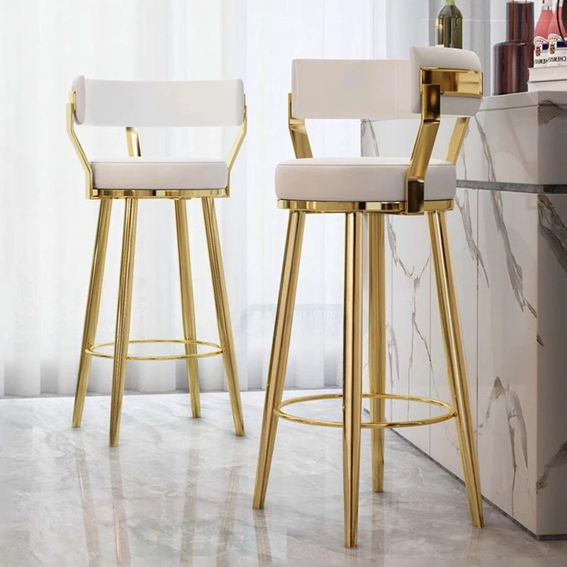 

Modern Bar Chair Arm Bar Stools for Kitchen Dining Chairs Accent Counter High Stool for Kitchen Silla Comedor Home Furniture