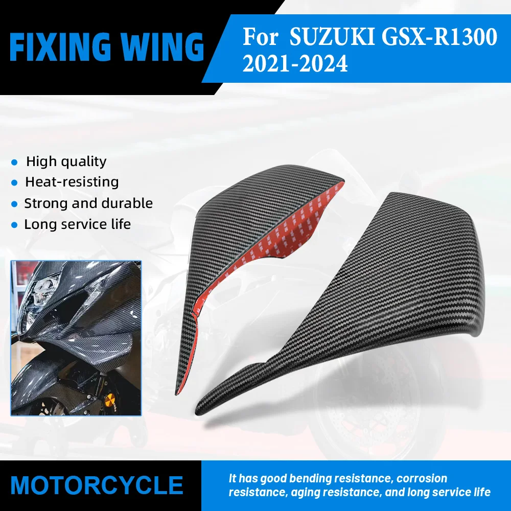 

For Suzuki Hayabusa GSX-R1300 GXSR1300 2021-2025 fixed wing fairing wing spoiler GSX1300R aerodynamic spoiler