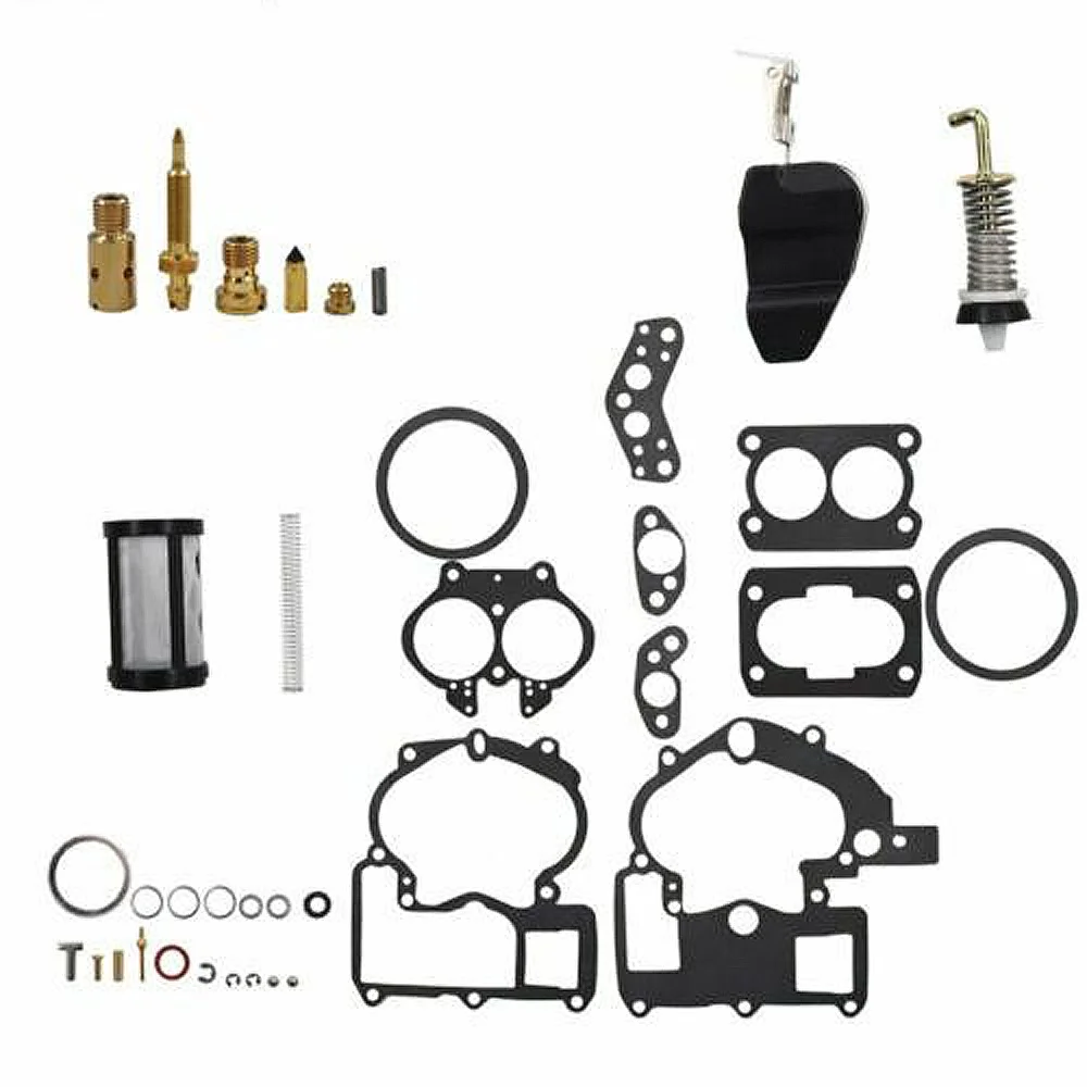 Kit di ricostruzione carburatore 3302- 804844002 per Mercruiser Marine 2Barrel 3.0L 4.3L 5.0L 5.7L