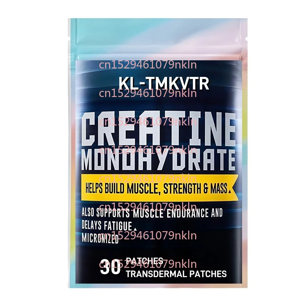 30 Patches Creatine Monohydrate Transdermal Patches for Muscle, Strength, Performance, Energy, Recovery
