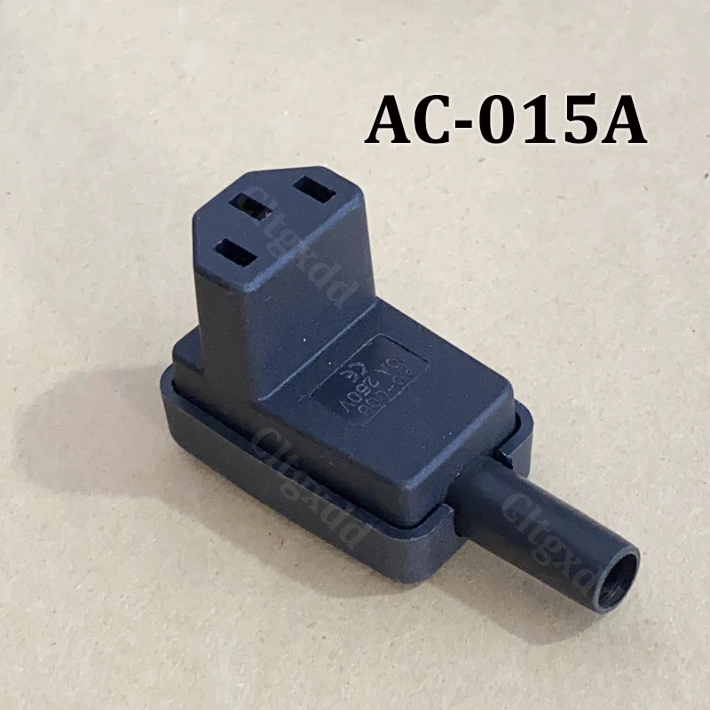 IEC C13 C14 AC-Steckdosenverbinder 10A 250V AC-015A AC-04E Panelmontage 3-poliger Stecker und Buchse für Netzteilgehäuse – Detail 12