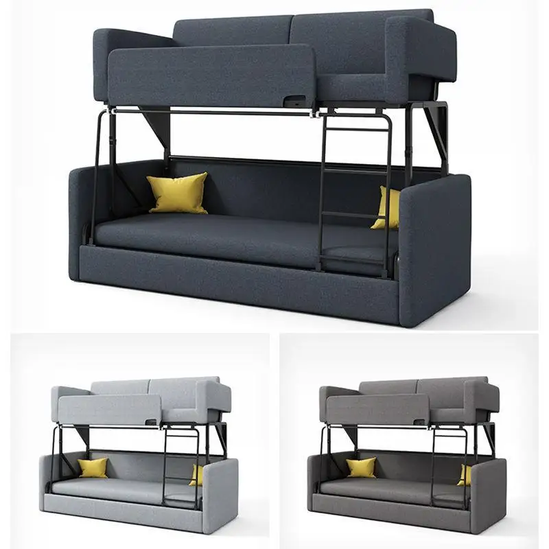 Simple double folding sofa bed single leisure living room sofa bed tri-fold bed Internet celebrity bunk sofa